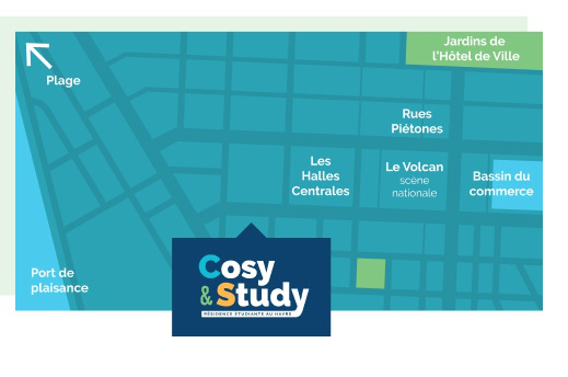 Résidence étudiante emplacement le Havre